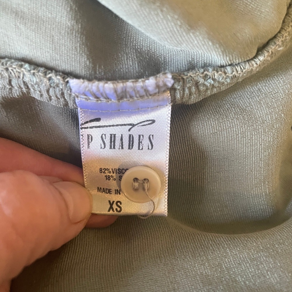 CP Shades x Free People Vintage Y2K Iredescent Boho Velvet Button Up Top Size XS - Picture 10 of 11